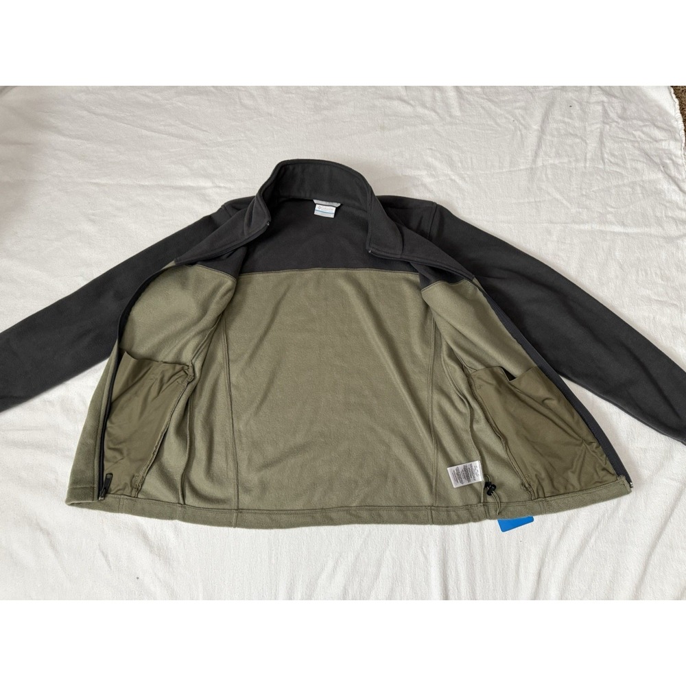 NEW Columbia Mount Grant Fleece Full Zip Jacket Men's Size Small Multicolor - Picture 6 of 10